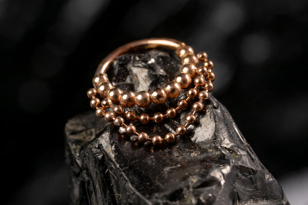 18g RG 9/32 Seam Ring “Feel The Spin” – Cold River Body Arts
