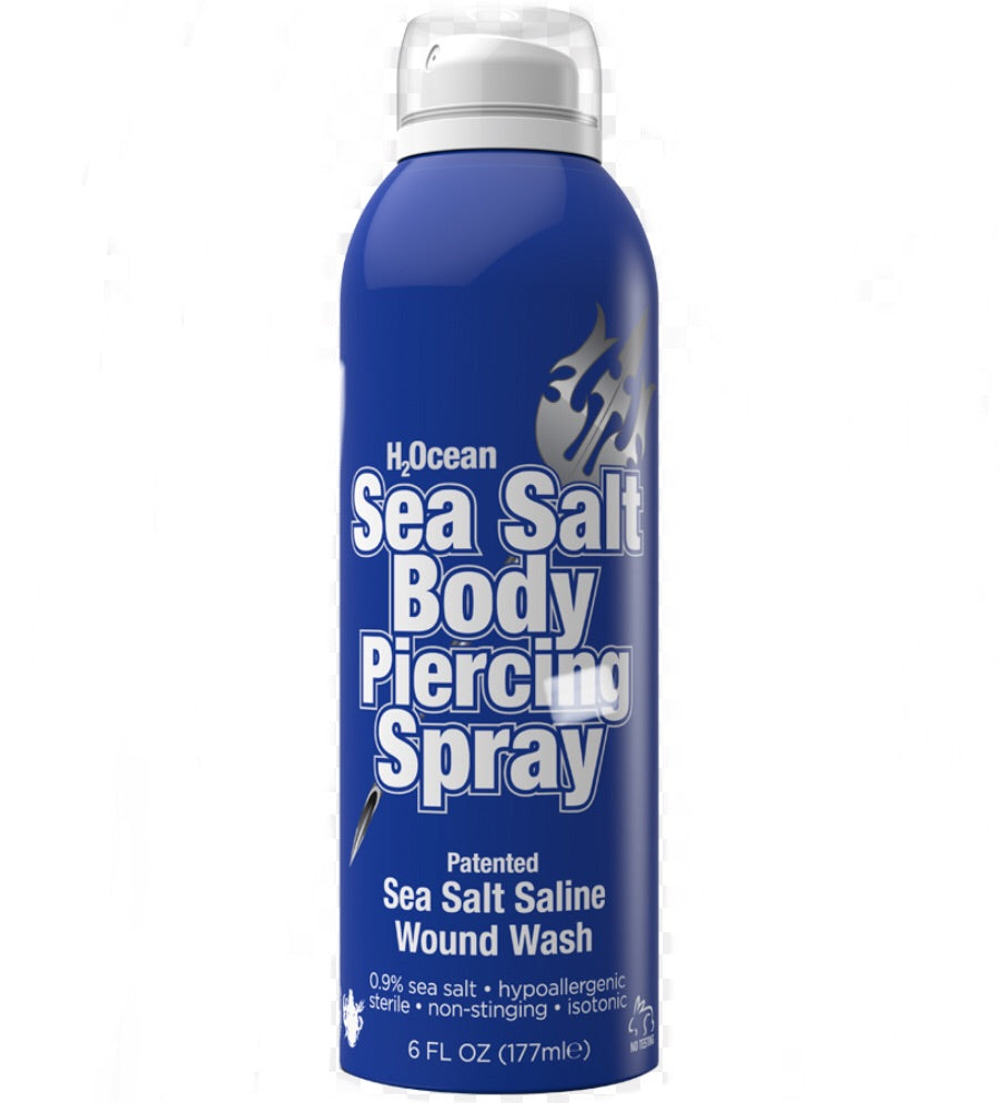 H2Ocean Piercing Aftercare Spray Cold River Body Arts